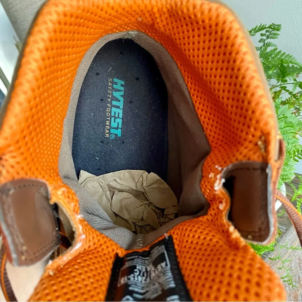 HYTEST Mens Waterproof Leather Composite Toe Poron XRD Met-Guard 6”‎ Boots 12W